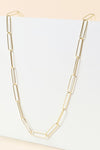Gold Chain Linked Necklace