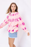 Pink Tie Dye Sweatshirt