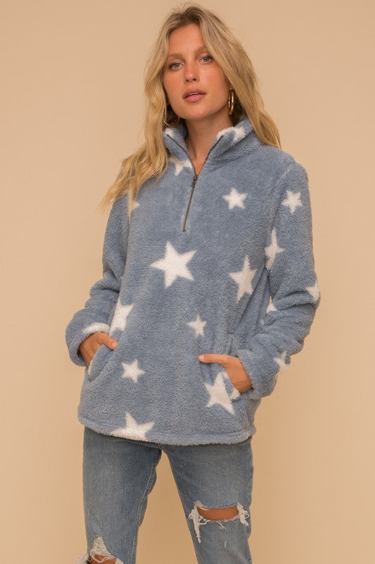 Star Fleece Pullover